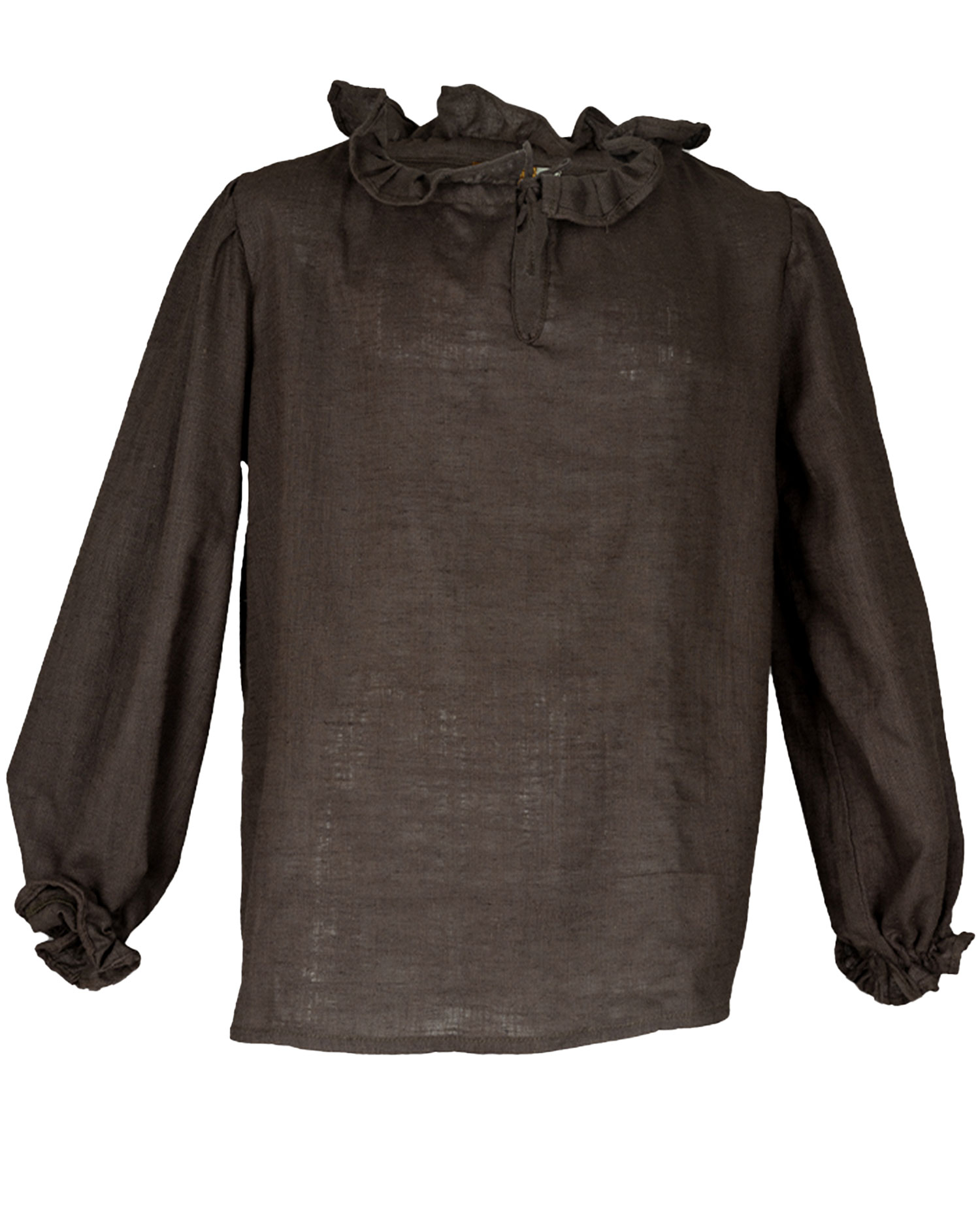 Rüschenhemd aus Leinen Restposten